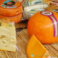 Mimolette, a hard cow's milk cheese normally from Lille, but this one's from Kroon